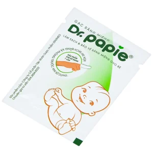 Gạc răng miệng Dr.Papie làm sạch và bảo vệ răng miệng cho bé (30 gói)