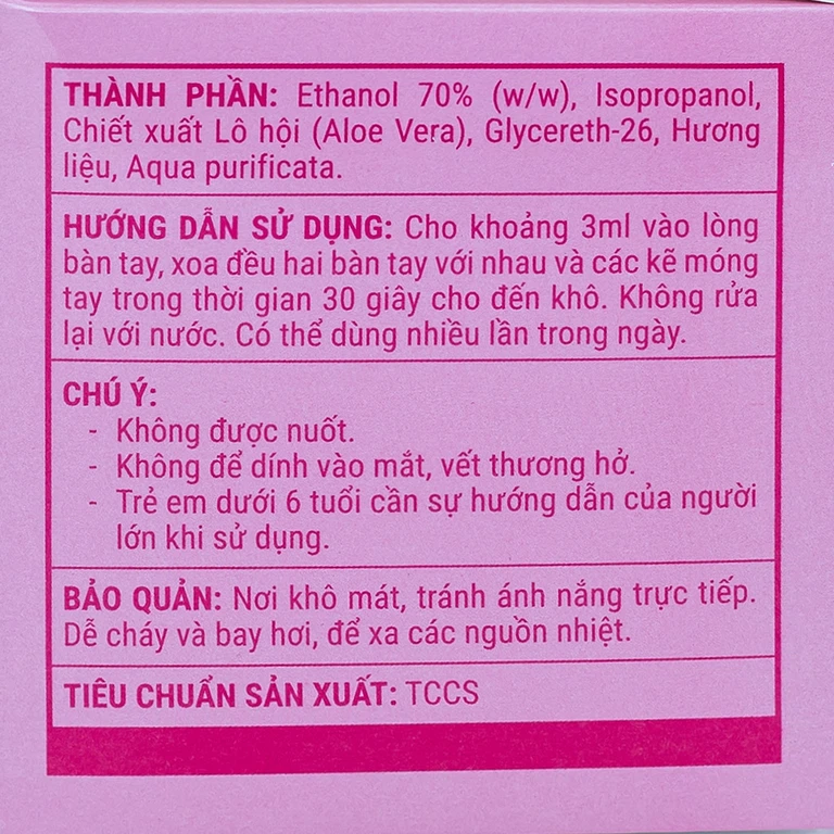 Dung dịch Touchhand Opodis Pharma sát khuẩn tay nhanh (10 chai x 30ml)