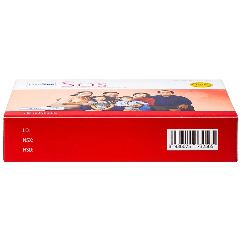 Bào tử lợi khuẩn Livespo Spobio Sos hỗ trợ làm giảm tiêu chảy cấp (10 ống x 5 ml)