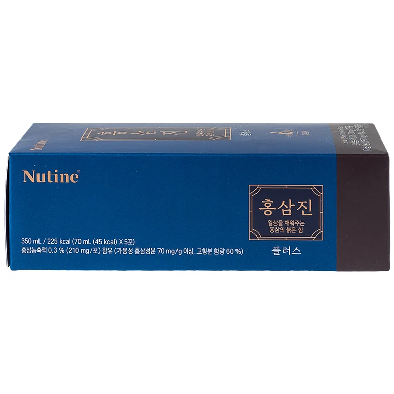 Nước Hồng Sâm Hongsamjin Plus hỗ trợ tăng cường sức khỏe và sức đề kháng (15 gói x 70ml)