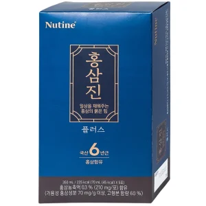 Nước Hồng Sâm Hongsamjin Plus hỗ trợ tăng cường sức khỏe và sức đề kháng (15 gói x 70ml)