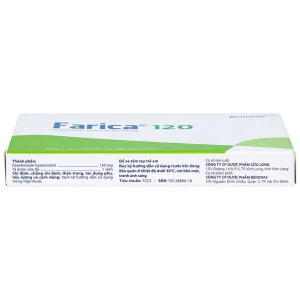Thuốc Farica 120 Benovas điều trị viêm mũi dị ứng theo mùa (1 vỉ x 10 viên)