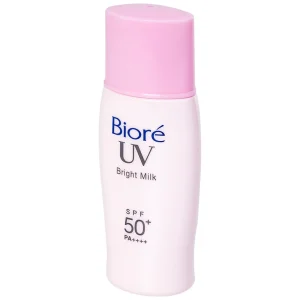 Sữa chống nắng trang điểm Bioré UV Bright Milk SPF50+ PA++++ nâng tông da sáng hồng tự nhiên cho mặt (30ml)