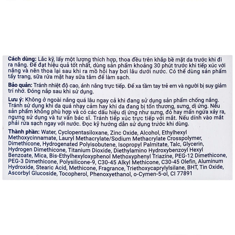 Sữa chống nắng mặt và toàn thân Bioré UV Perfect Protect Milk Bright SPF50+ PA+++ sáng mịn da (25ml)