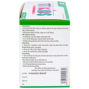 Cốm ăn ngon trẻ em TT KIDS Traphaco hỗ trợ tăng hấp thu dinh dưỡng, tăng cường sức khỏe (20 gói x 3g)