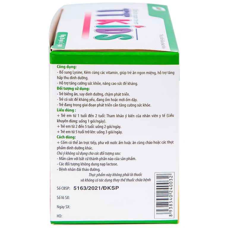 Cốm ăn ngon trẻ em TT KIDS Traphaco hỗ trợ tăng hấp thu dinh dưỡng, tăng cường sức khỏe (20 gói x 3g)