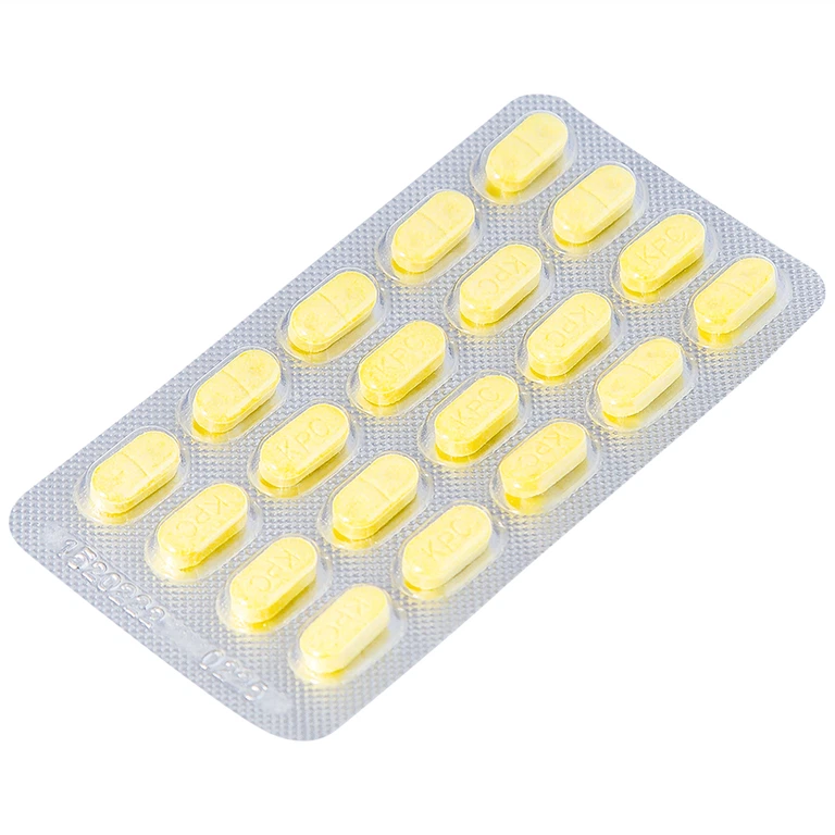 Thuốc Clorpheniramin 4mg Khapharco điều trị triệu chứng viêm mũi dị ứng theo mùa, quanh năm và mày đay (10 vỉ x 20 viên)