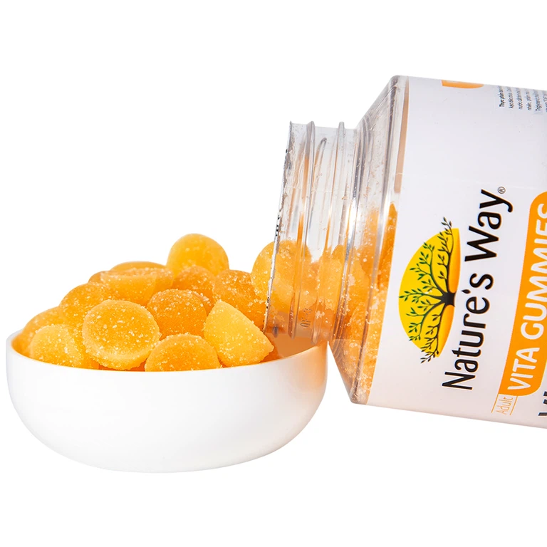 Viên nhai Vita Gummies Vitamin D3 1000IU Nature's Way hỗ trợ giúp hấp thu canxi (120 viên)