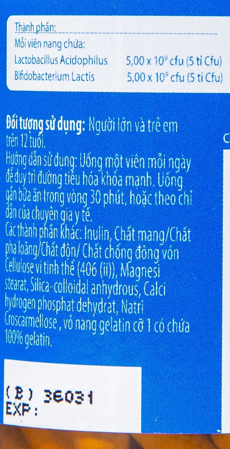 Viên uống Restore Daily Probiotic bổ sung vi khuẩn có lợi hỗ trợ duy trì sức khỏe đường tiêu hóa (28 viên)
