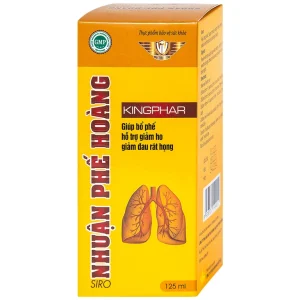 Siro Nhuận Phế Hoàng Kingphar hỗ trợ giảm ho, giảm đờm (125ml)