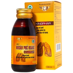 Siro Nhuận Phế Hoàng Kingphar hỗ trợ giảm ho, giảm đờm (125ml)