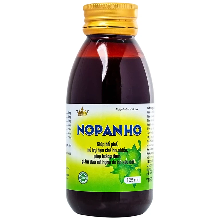 Siro Nopanho Kingphar giúp bổ phế, hạn chế ho nhiều (125ml)