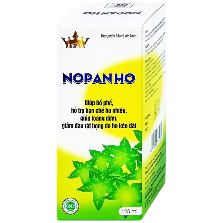 Siro Nopanho Kingphar giúp bổ phế, hạn chế ho nhiều (125ml)
