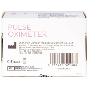 Máy đo nồng độ oxy trong máu Jumper JPD 500E Led thiết kế nhỏ gọn và sử dụng dễ dàng