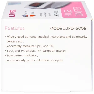Máy đo nồng độ oxy trong máu Jumper JPD 500E Led thiết kế nhỏ gọn và sử dụng dễ dàng