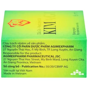 Dầu gió Kimagi Agimexpharm giữ ấm cơ thể, xông hơi giải cảm (10 chai x 6ml)