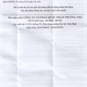 Thuốc Cetirizin 10mg Trường Thọ trị ngứa ngoài da do dị ứng (10 vỉ x 10 viên)