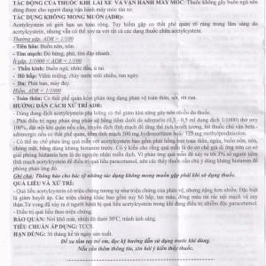 Thuốc Tocemux điều trị tiêu chất nhầy, bệnh lý hô hấp có đờm (10 vỉ x 10 viên)