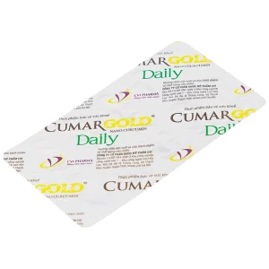 Viên uống CumarGold Daily CVI Pharma bảo vệ niêm mạc dạ dày, ruột (2 vỉ x 10 viên)