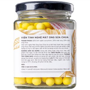 Viên Tinh Nghệ Mật Ong Sữa Chúa Honeyland tăng cường đề kháng, sức khỏe (120g)