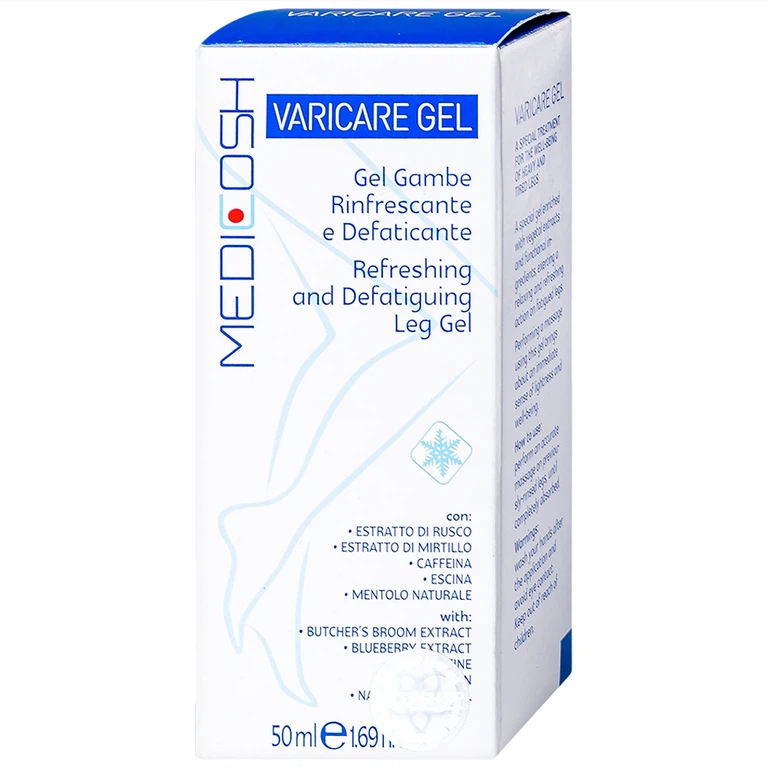 Gel Varicare Medicosh hỗ trợ làm giảm các triệu chứng suy giãn tĩnh mạch chân (50ml)