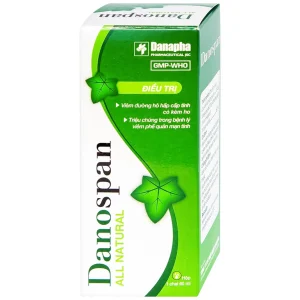 Dung dịch Danospan Danapha điều trị viêm đường hô hấp cấp tính có kèm ho (60ml)
