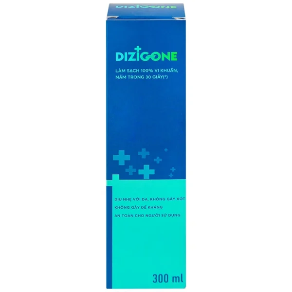 Dung dịch khoáng Dizigone Terrapharm làm sạch vi khuẩn trong 30 giây, vệ sinh răng miệng, khử mùi (300ml)
