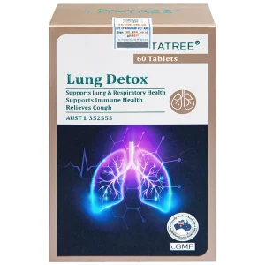 Viên uống Lung Detox Vitatree hỗ trợ giảm ho, tăng cường sức đề kháng cho cơ thể (60 viên)