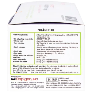 Bộ kit test nhanh Covid-19 Ag Biocredit - Korea cho kết quả nhanh chóng, chính xác
