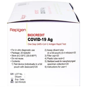 Bộ kit test nhanh Covid-19 Ag Biocredit - Korea cho kết quả nhanh chóng, chính xác