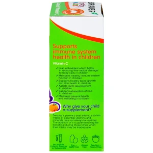 Siro Brauer Baby Kids Liquid bổ sung vitamin C, tăng cường sức đề kháng cho cơ thể (100ml)