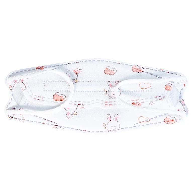 Khẩu trang 4D Kids Niva thoáng khí, ngăn chặn vi khuẩn, giọt bắn (25 cái)