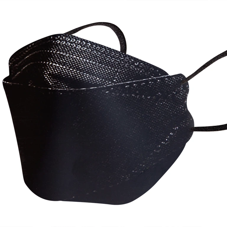 Khẩu trang y tế Hamita Advanced 4D Mask màu đen hỗ trợ ngăn khói, bụi, kháng khuẩn (5 cái)