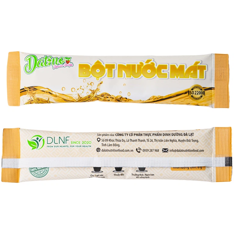 Bột Nước Mát Herbal Drink Powder Datino thanh nhiệt, giải độc, mát gan, lợi tiểu (10 gói x 8g)