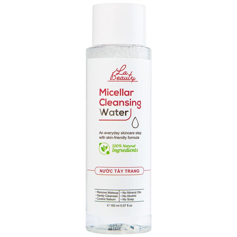 Nước tẩy trang Micellar Cleansing Water La Beauty làm sạch sâu, loại bỏ bụi bẩn (150ml)