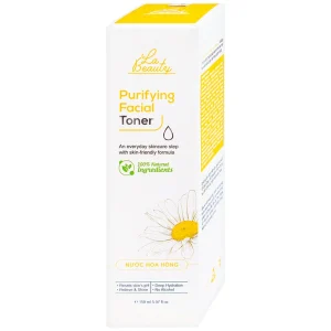 Nước hoa hồng La Beauty không chứa cồn dưỡng ẩm, làm mềm da (150ml)