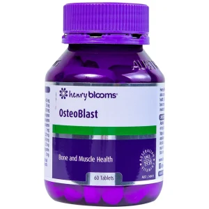 Viên uống OsteoBlast Henry Blooms bổ sung Canxi, Vitamin D3 và khoáng chất thiết yếu (60 viên)