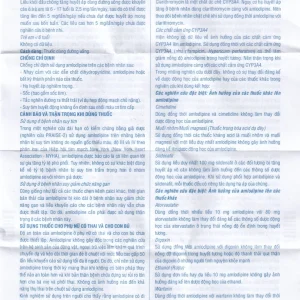 Thuốc Amlodipine Stada 5mg Tab điều trị tăng huyết áp, đau thắt ngực (10 vỉ x 14 viên)