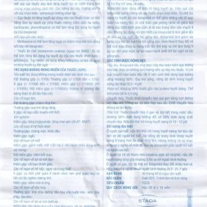 Thuốc Bisoprolol Stada 5mg điều trị tăng huyết áp, đau thắt ngực mạn tính ổn định (3 vỉ x 10 viên)