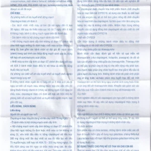 Thuốc Clopidogrel Stada 75mg dự phòng biến cố do huyết khối động mạch (2 vỉ x 14 viên)