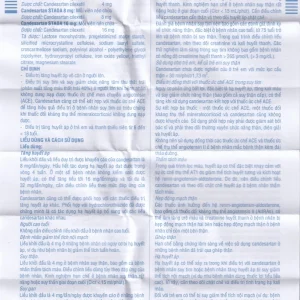 Thuốc Candesartan Stada 16mg điều trị tăng huyết áp vô căn, suy tim (2 vỉ x 14 viên)