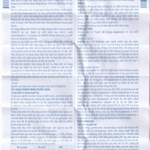 Thuốc Candesartan Stada 16mg điều trị tăng huyết áp vô căn, suy tim (2 vỉ x 14 viên)