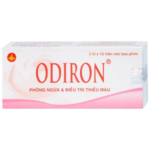 Viên nén Odiron United phòng ngừa và điều trị thiếu máu (3 vỉ x 10 viên)