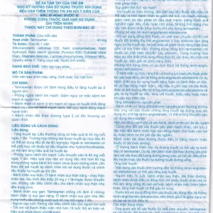 Thuốc Telmisartan 40 A.T An Thiên điều trị tăng huyết áp (3 vỉ x 10 viên)