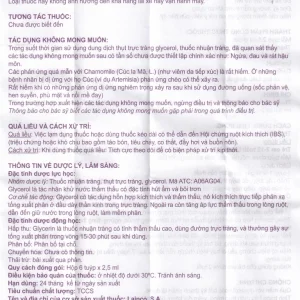 Dung dịch thụt trực tràng Epirosa Enfants Lainco giảm triệu chứng táo bón (6 tuýp x 2.5ml)