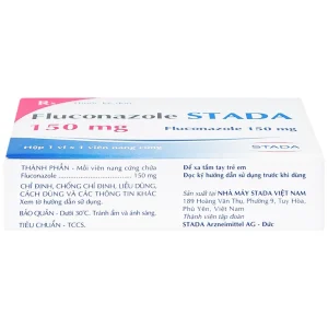 Thuốc Fluconazole Stada 150mg điều trị nhiễm nấm (1 vỉ x 1 viên)