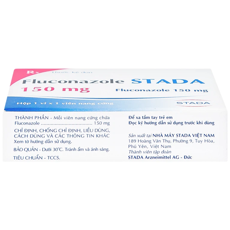 Thuốc Fluconazole Stada 150mg điều trị nhiễm nấm (1 vỉ x 1 viên)