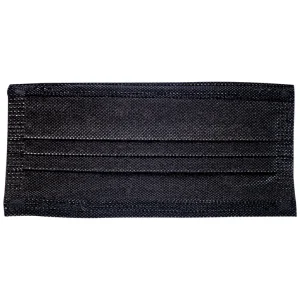 Khẩu trang y tế KJ Mask màu đen 4 lớp hỗ trợ ngăn khói, bụi, kháng khuẩn (50 cái)