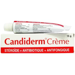 Kem bôi Candiderm Crème Glenmark điều trị nhiễm trùng da (15g)