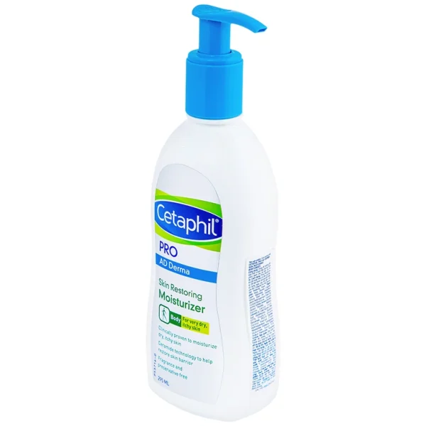 Sữa dưỡng thể Cetaphil Pro Ad Derma Skin Restoring Moisturizer dành cho da khô, da cơ địa (295ml)